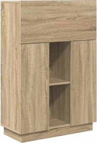vidaXL Γραφείο Δρύς Sonoma 71.5 x 31.5 x 106.5 εκ Επεξεργασμένο Ξύλο
