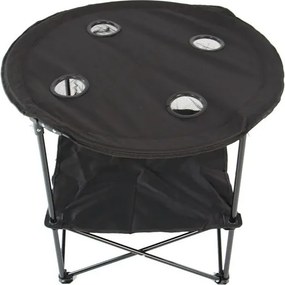 Πτυσσόμενο τραπέζι camping υφασμάτινο - 2031 - 170150 - Black