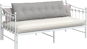 vidaXL Μαξιλάρι Πλάτης Σκίουρος Γκρί 160 x 50 x 19 cm ύφασμα