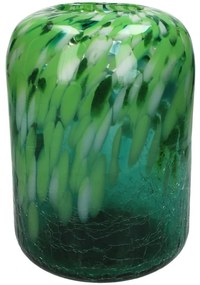 Βάζο Γυάλινο Πράσινο ARTE LIBRE 16,5x16,5x23εκ. 05152975