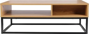 ΤΡΑΠΕΖΆΚΙΑ ΣΑΛΟΝΙΟΎ ABBOTT METAL AND WOOD LOW TABLE M1 HD6624