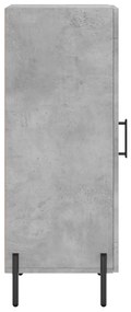 vidaXL Ντουλάπι Γκρι Σκυροδέματος 34,5x34x90 εκ. Επεξεργασμένο Ξύλο