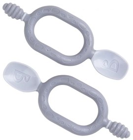 Κουτάλια Φαγητού Με Μασητικό (Σετ 2τμχ) Bibado Mist BIB215