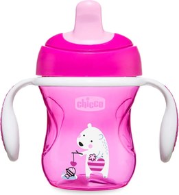 Chicco Ποτηράκι Εκπαιδευτικό Ροζ Για 6+ Μηνών
