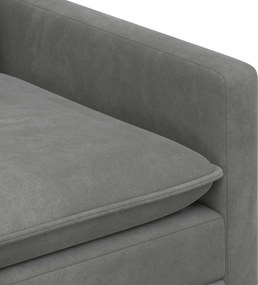vidaXL Σετ Καναπέ 2 pcs Σκούρο Γκρι Βελούδο