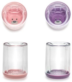 Ποτήρια 145ml (Σετ 2τμχ) Melii Pink-Purple