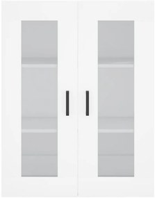 vidaXL Ντουλάπι Λευκό 69,5x34x180 εκ. από Επεξεργασμένο Ξύλο