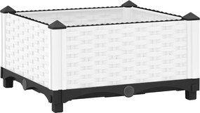 vidaXL Ζαρντινιέρα 40 x 40 x 23 εκ. από Πολυπροπυλένιο
