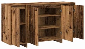 vidaXL Πλαϊνό γραφείο Παλαιό ξύλο 135 x 41 x 69 cm Επεξεργασμένο ξύλο