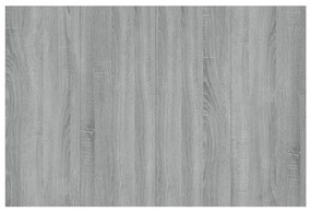 Κεφαλάρι Κρεβατιού Γκρι Sonoma 120x1,5x80 εκ. Επεξεργ. Ξύλο - Γκρι
