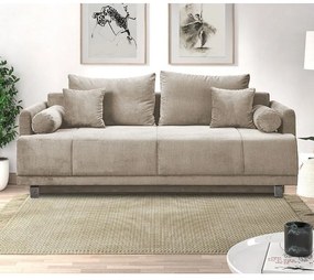Καναπές - Κρεβάτι Fox Μπέζ 216x95x75 εκ. 216x95x75 εκ.