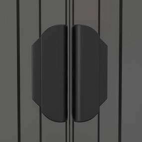 vidaXL Αποθήκη Κήπου Ανοιχτό γκρι 192x772x223 εκ. Γαλβανισμένο Ατσάλι