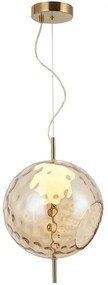 Φωτιστικό Οροφής Dalia 4302701 Φ30x150cm Led 683lm 7W 3000K Honey-Gold Viokef