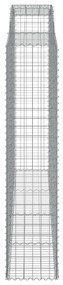 vidaXL Συρματοκιβώτια Τοξωτά 10 τεμ. 300x50x220/240 εκ. Γαλβαν. Σίδερο