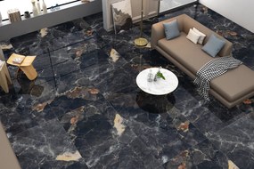 Gersa Ocean Black Polished 60x120 - Πλακάκι γρανίτη