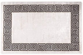 vidaXL Χαλί Πλενόμενο Αντιολισθητικό Ανοιχτό Μπεζ 80 x 150 εκ.