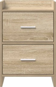 vidaXL Κομοδίνα Sonoma Δρυς 40 x 30 x 60 cm Επεξεργασμένο Ξύλο