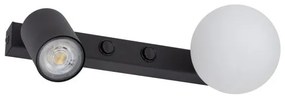 Απλίκα Φωτιστικό Τοίχου 1xGU10 1xG9 Μαύρο-Λευκό Reading Light Vox 10148 TK Lighting-10148-Μαύρο-Λευκό 10148