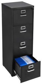 VEVOR 4 Drawer File Cabinet Metal Vertical Cabinet with Lock for Home Office