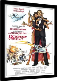 Κορνιζαρισμένη αφίσα James Bond - Octopussy