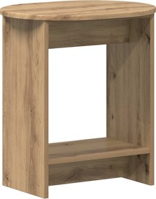 vidaXL Τραπεζάκι Πλευράς Artisan Δρυς 50 x 39,5 x 55 εκ