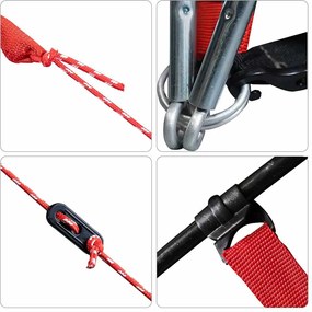 vidaXL Οικογενειακή Σκηνή Λευκό αδιάβροχο