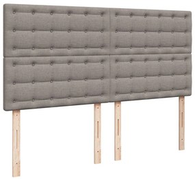 ΟΘΩΜΑΝΙΚΟ ΚΡΕΒΑΤΙ ΜΕ ΣΤΡΩΜΑ TAUPE 180X200CM ΥΦΑΣΜΑ 3313345