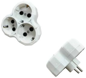 Πολύπριζο αντάπτορας ταφ 3 θέσεων 16Α/250V - Multi-socket adapter taf-0175024-184283
