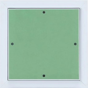 vidaXL Πάνελ Πρόσβασης Πράσινο και Ασημί 30 x 30 cm