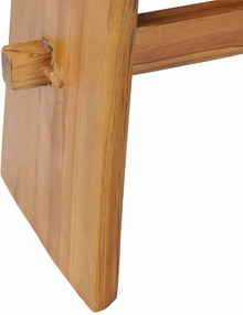 vidaXL Σκαμπό από Μασίφ Ξύλο Teak