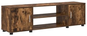 vidaXL Σετ 4 τεμαχίων για ντουλάπα τηλεόρασης 4 pcs Καπνιστή δρυς