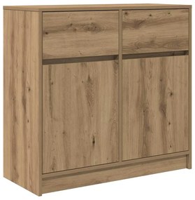 Συρταριέρα με Συρτάρια Τεχνίτης Δρυς 80x34x76 εκ. Επεξ. Ξύλο 861543