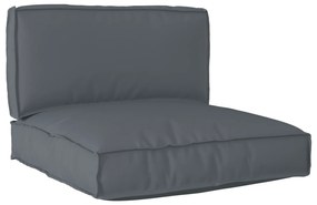 vidaXL Σετ Μαξιλαριών Πάγου 2 pcs Ανθρακί 80 x 80 x 12 cm