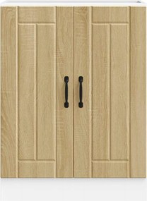 vidaXL Ντουλάπι βάσης νεροχύτη "Lucca" Sonoma Oak Engineered Wood