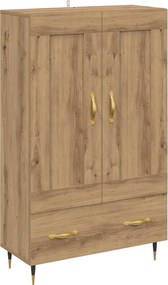 vidaXL Highboard Artisan Oak 69,5 x 31 x 115 εκ. Επεξεργασμένο Ξύλο