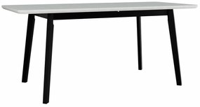 Τραπέζι Victorville 175, Μαύρο, Άσπρο, 75x80x140cm, 32 kg, Επιμήκυνση, Ινοσανίδες μέσης πυκνότητας, Ξύλο, Μερικώς συναρμολογημένο, Ξύλο: Οξιά