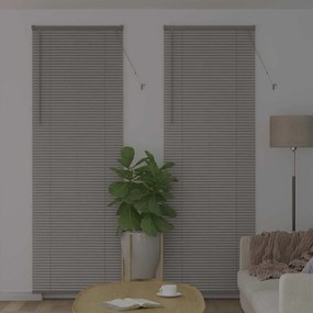 vidaXL Βενετσιάνικες Ρόδες Ασημί 220 x 80 εκ Αλουμίνιο