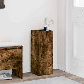 VidaXL Σχέδιο & βάση αποθήκευσης Καπνιστό Δρύς 25 x 24,5 x 64 εκ.