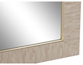 Τοίχο καθρέφτη Home ESPRIT Λευκό Καφέ Μπεζ Γκρι Σύγχρονη (4 Μονάδες)