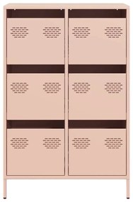 Ντουλάπι Ροζ 68 x 39 x 101,5 εκ. από Χάλυβα - Ροζ