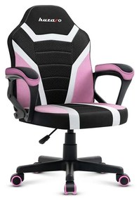 Καρέκλα Παιχνιδιού Huzaro HZ-Ranger 1.0 pink mesh Μαύρο/Ροζ Παιδιά