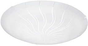 Φωτιστικό Οροφής Led Margitta 1 96091 White Eglo Μέταλλο,Γυαλί