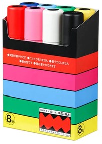 Μαρκαδόροι Σχεδίου Uni Posca PC-17K με πάχος μύτης 15.0mm  - 8 τεμάχια