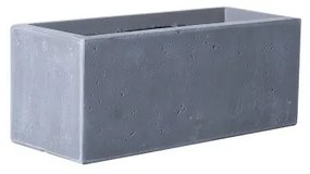 Γλάστρα Πήλινη Ορθογώνια Moody Γκρι S 50x50x20 εκ. A-6070-8 Supergreens-A-6070-8-Γκρι A-6070-8