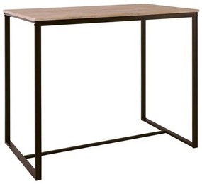 Τραπέζι Μπαρ Henry Dark Brown/Sonoma ΕΜ9795,1Τ 100x60x86cm Melamine, Metal