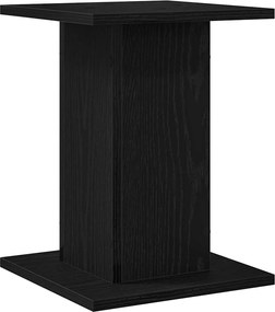 vidaXL Βάση φυτών 2 pcs Μαύρη Οξυά 30 x 30 x 40 cm Επεξεργασμένο ξύλο