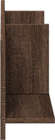 vidaXL Ντουλάπι Τοίχου Καφέ Δρυς 100x16,5x30 εκ. Επεξεργασμένο Ξύλο