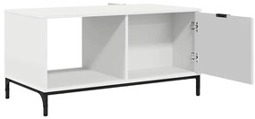 vidaXL Τραπεζάκι σαλονιού Λευκό 90 x 49 x 46 εκ. Επεξεργασμένο ξύλο
