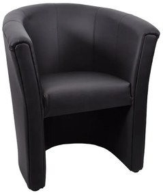 Πολυθρόνα F3 Lotos Fylliana Μαύρη Δερματίνη 75x60x80 εκ. 75x60x80 εκ.