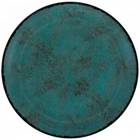 Πιατέλα Στρογγυλή Πορσελάνινη PR18274805 Teal 31cm Turquoise Oriana Ferelli® Porcelain